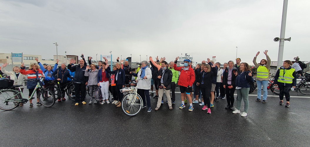 Les deux groupes de cyclistes de Charente-Maritime