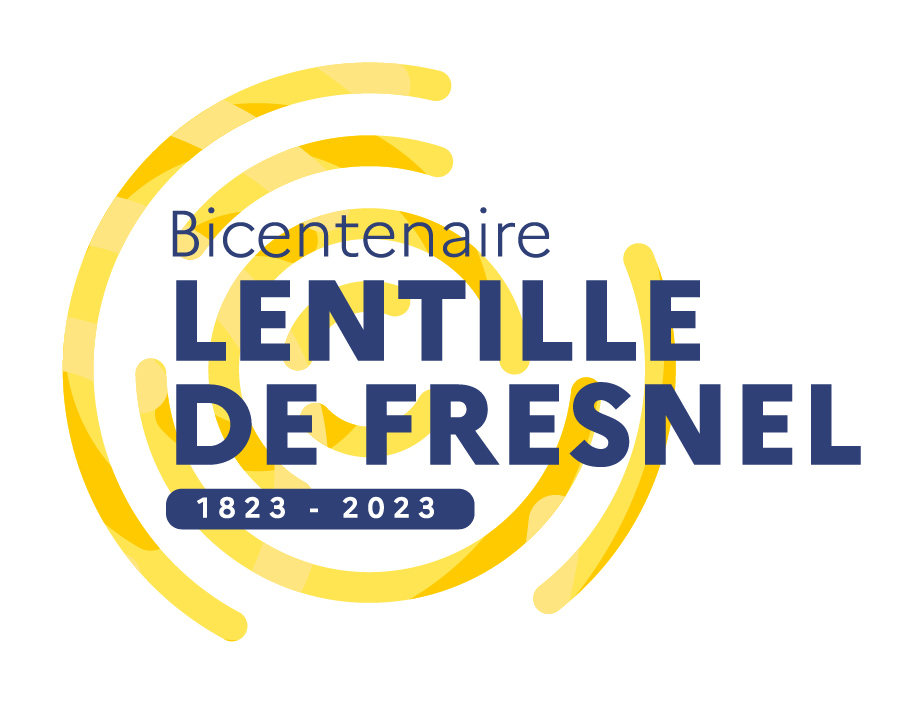 Logo bicentenaire Lentille de Fresnel